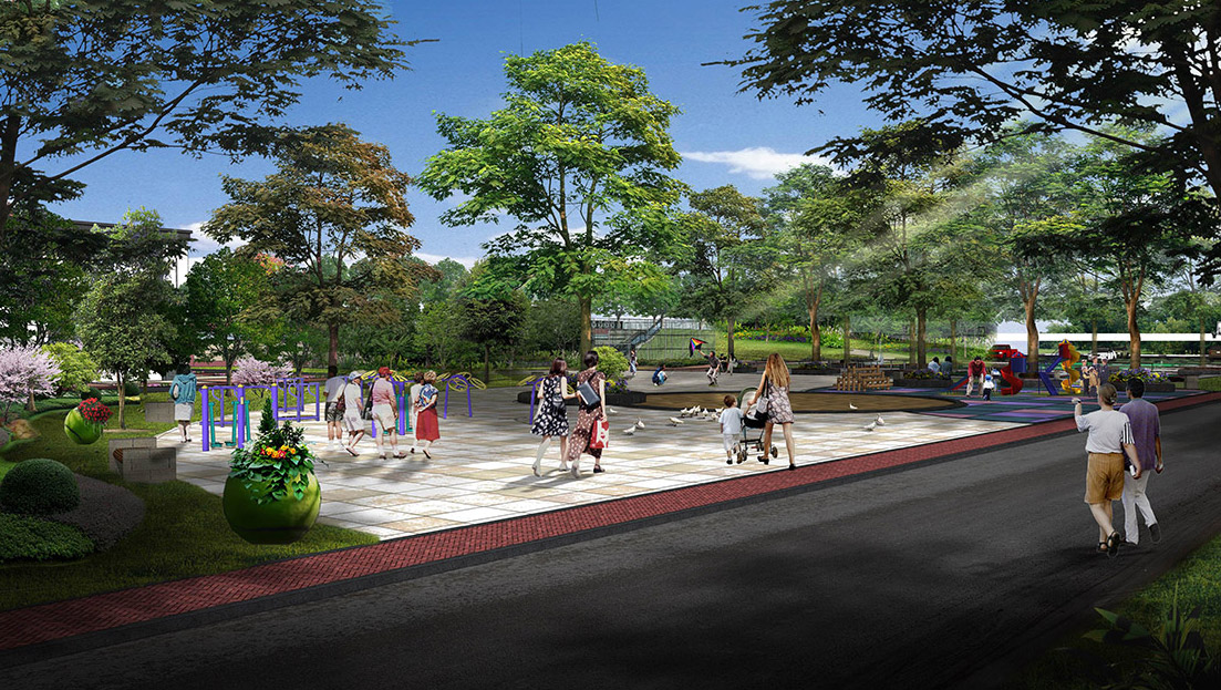 清遠(yuǎn)靜福廣場(chǎng)景觀(guān)設(shè)計(jì)圖片