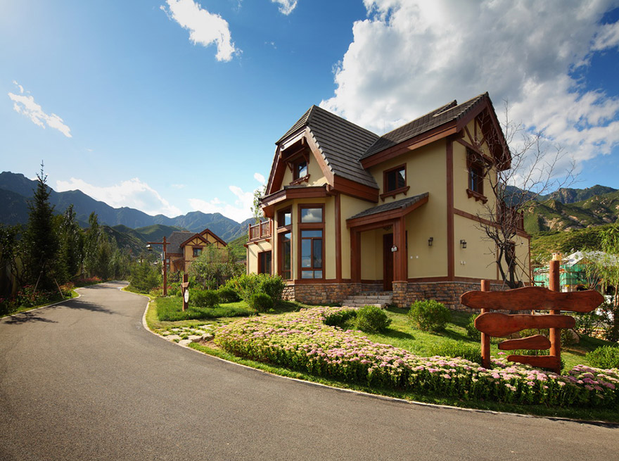 山地別墅景觀設計圖片