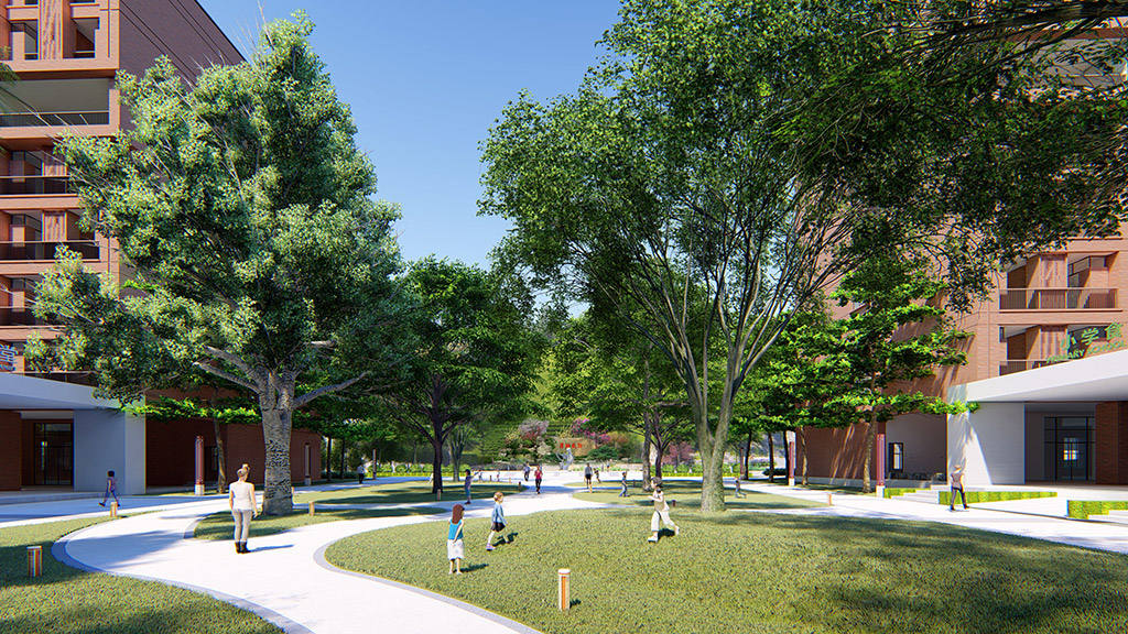 學(xué)校景觀(guān)效果圖