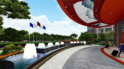 酒店建筑與景觀的融合設(shè)計