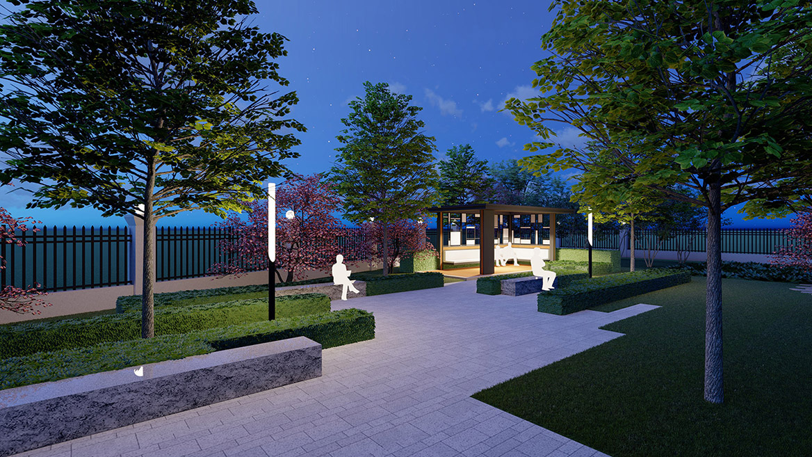 科技公司廠區(qū)景觀設(shè)計(jì)5