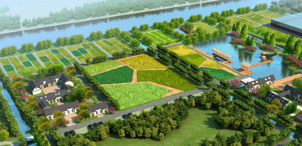 基頭及大汾觀光農(nóng)業(yè)園鳥瞰圖