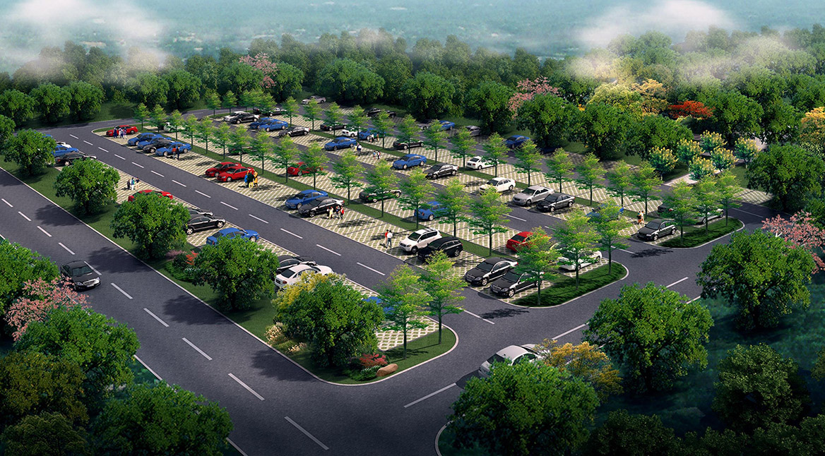 新北街停車(chē)場(chǎng)效果圖