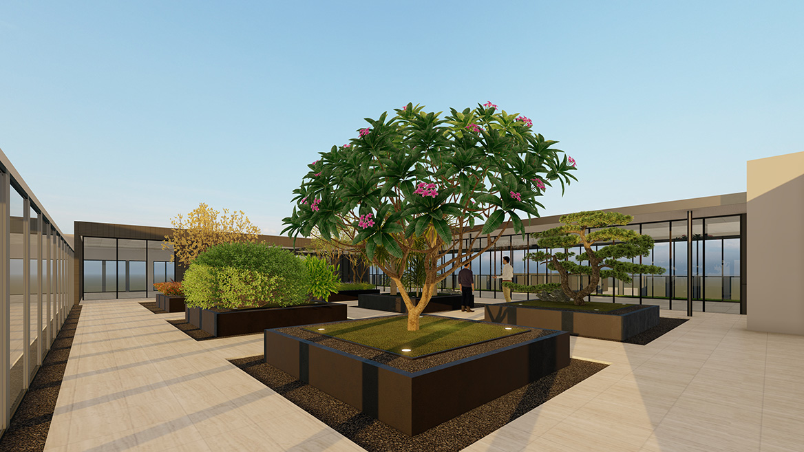 科技公司景觀設(shè)計效果圖8