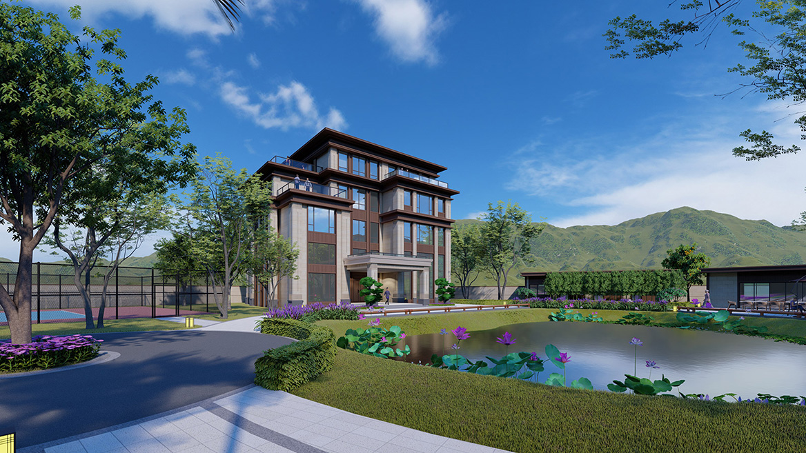 別墅區(qū)景觀設(shè)計案例8