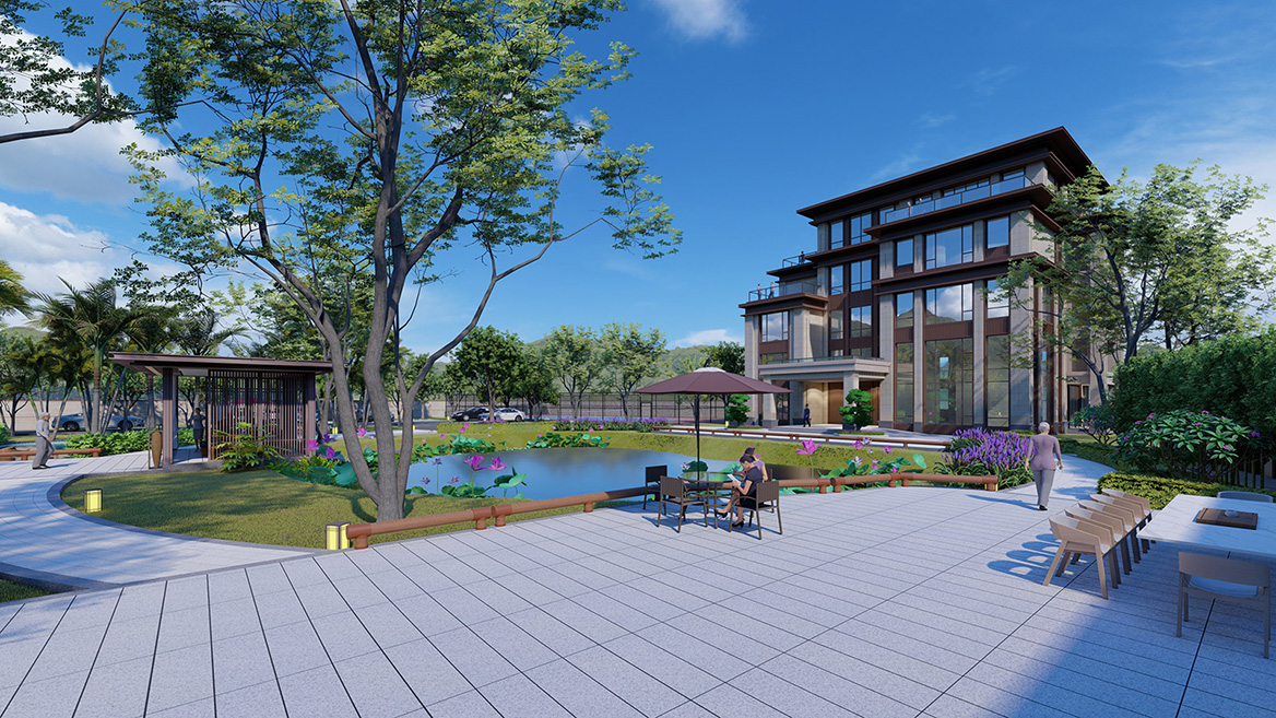 別墅區(qū)景觀設(shè)計案例9