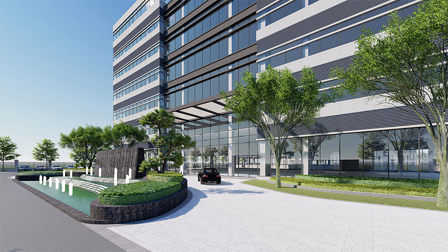 科技公司廠區(qū)景觀設(shè)計(jì)