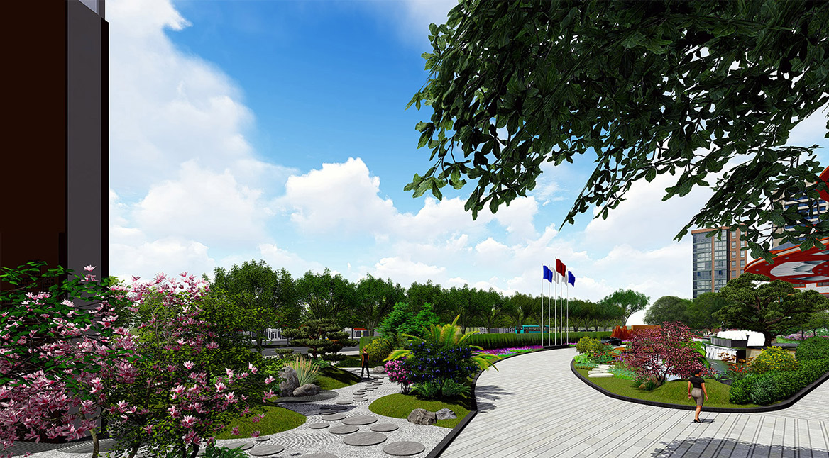 酒店景觀設(shè)計(jì)效果圖5