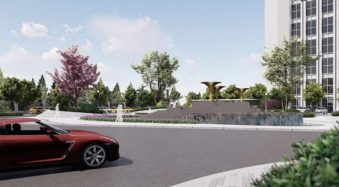 智能產(chǎn)業(yè)園景觀設(shè)計(jì)圖3